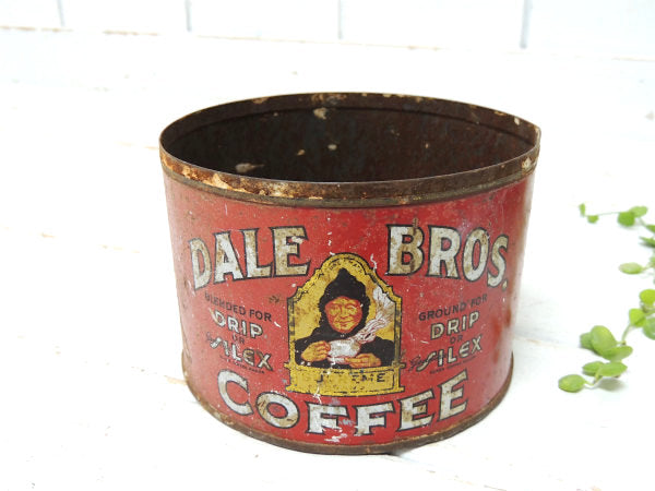 1937s〜1973s老舗コーヒー【DALE BROS COFFEE】ビンテージ・ティン缶・コーヒ缶