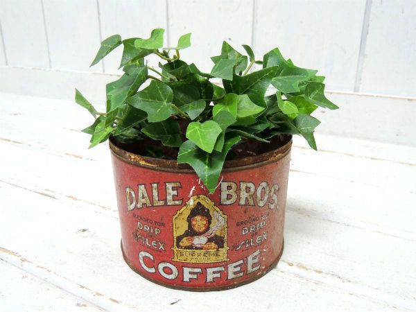 1937s〜1973s老舗コーヒー【DALE BROS COFFEE】ビンテージ・ティン缶・コーヒ缶
