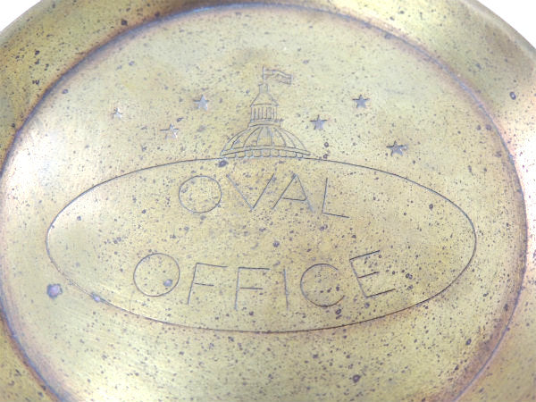 【OVAL OFFICE・大統領執務室・USA】真鍮製・アンティーク・ポケットチェンジ・トレイ