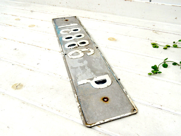 【18866P・タヒチ島】ヴィンテージ・ナンバープレート・看板/Tahiti