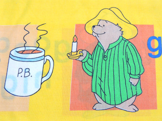 【くまのパディントン】パジャマ&おやすみ柄・ヴィンテージ・掛け布団カバー/両面シーツ