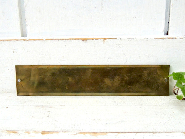 MEN 真鍮製 アンティーク ヴィンテージ サインプレート 看板 ルームサイン 案内標示プレート