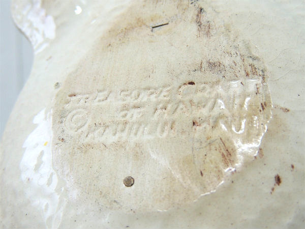 トレジャークラフト ハワイ・50州 記念・セラミック・ヴィンテージ・ティーバッグトレイ 小物入れ