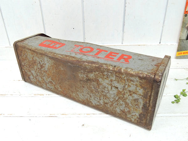 【WEN・TOTER】USA・グレー色・スチール製・ヴィンテージ・ツールケース/工具箱