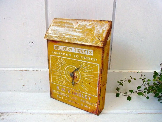 【SHELL】シェル・文字盤付き・ヴィンテージ・チケットボックス/ポスト USA