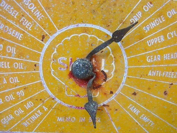 【SHELL】シェル・文字盤付き・ヴィンテージ・チケットボックス/ポスト USA