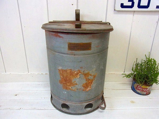 【UL】ヴィンテージ・ダストボックス/ペダルペール/ごみ箱/ウエストカン USA
