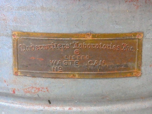 【UL】ヴィンテージ・ダストボックス/ペダルペール/ごみ箱/ウエストカン USA