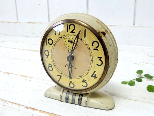 【USA・Lux Chilton】ジャンク品・アンティーク・目覚まし時計・置き時計・枕時計・店内装飾