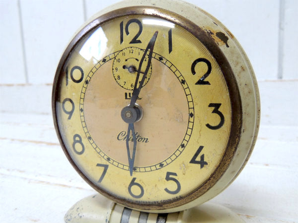 【USA・Lux Chilton】ジャンク品・アンティーク・目覚まし時計・置き時計・枕時計・店内装飾