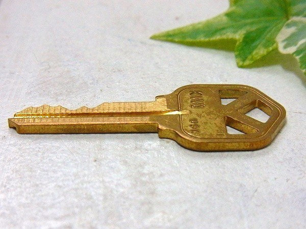 【KW1/USA】真鍮製・鍵・アメリカ・ビンテージ・キー・アンティーク