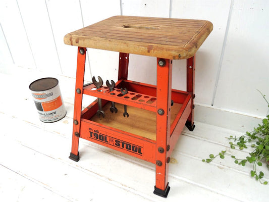 1960s・HIRSH TOOL STOOL・ビンテージ・スツール ガレージスツール USA
