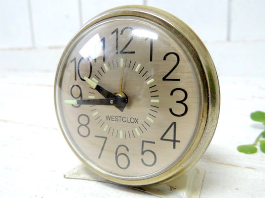 westclox・ウエストクロックス ジャンク・ヴィンテージ・目覚まし時計・置き時計・枕時計・US