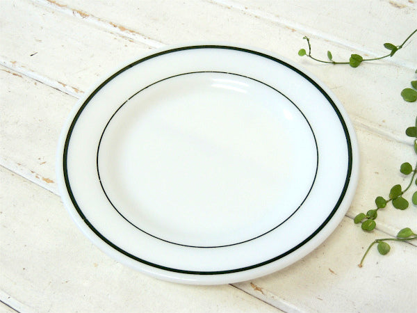【PYREX】オールド パイレックス・グリーンライン・ビンテージ・ディナープレート 皿 食器 USA