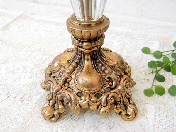 デコラティブ・猫脚デザイン・ゴールドトーン・ヴィンテージ・アクセサリースタンド・ジュエリーホルダー