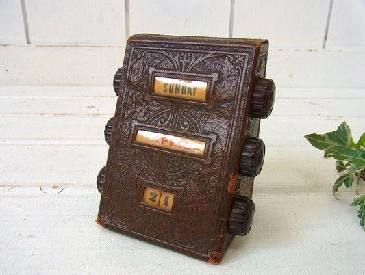 ノスタルジックな30'sアンティーク・デスクカレンダー/卓上カレンダー USA