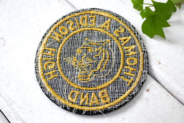 カリフォルニア エジソンハイスクール TIGER・USA ヴィンテージ・刺繍 ワッペン デッド
