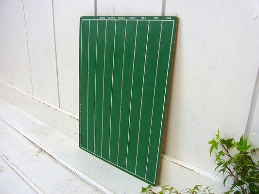 数字&ライン入り・ヴィンテージ・黒板/ブラックボード USA