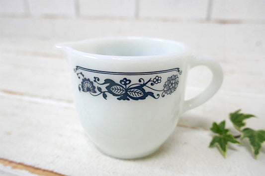 PYREX パイレックス オールドタウン ブルーオニオン ヴィンテージ クリーマー ミルクピッチャー