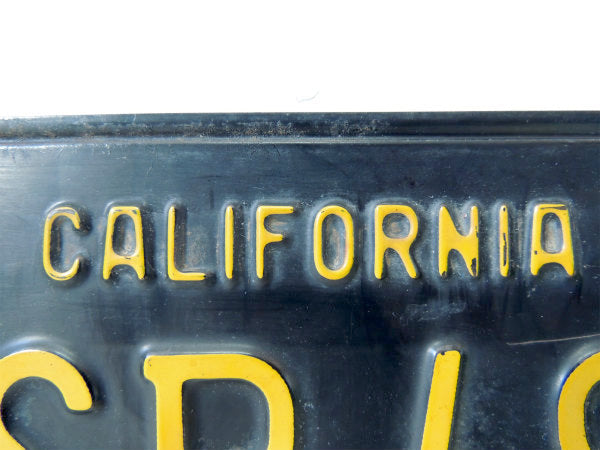 【カリフォルニア】XSB 483・ヴィンテージ・ナンバープレート・USA・アメリカン