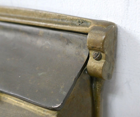 ヴィクトリアン・壁掛け式・真鍮製・アンティーク・メールボックス・郵便受け・ポスト・クラシカル USA
