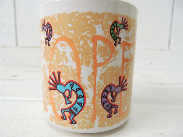 【KOKOPELLI】ココペリ・インディアン・ホピ族・陶器製・ヴィンテージ・マグカップ