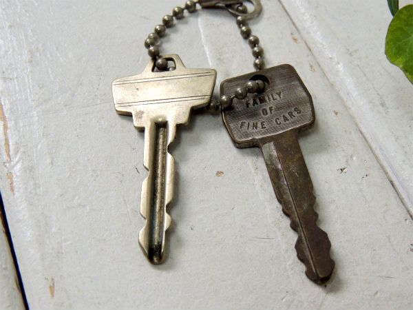 【1920's・W.P. STEINBRING】ヴィンテージ・キーホルダー・フォード・アメ車・鍵付き