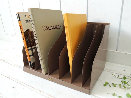 【FLASH FILING】工業系・メタル製・ヴィンテージ・書類スタンド/ブックスタンド/本立て