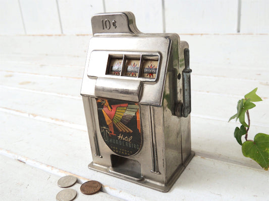 REXCO USA スロットマシン 50's ヴィンテージ コインバンク 貯金箱 おもちゃ TOY