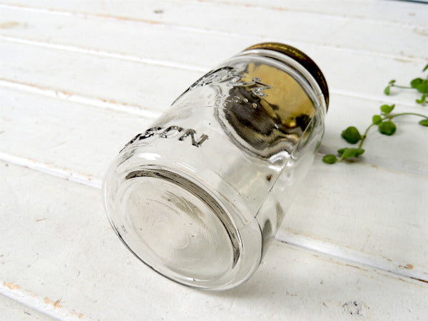 Kerr 1900~・クリア・瓶 アンティーク・メイソンジャー ガラスジャー 保存容器 USA