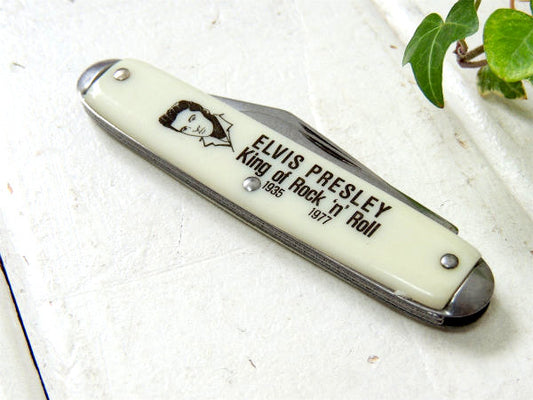 【1935-1977's】 エルビスプレスリー・ヴィンテージ・折り畳み式・ポケットナイフ・USA