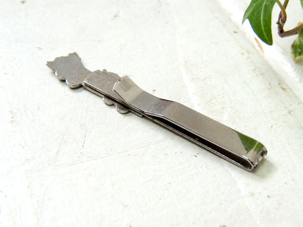 【消防車・梯子車】モチーフ・お洒落な・ヴィンテージ・タイピン・タイクリップ・USA