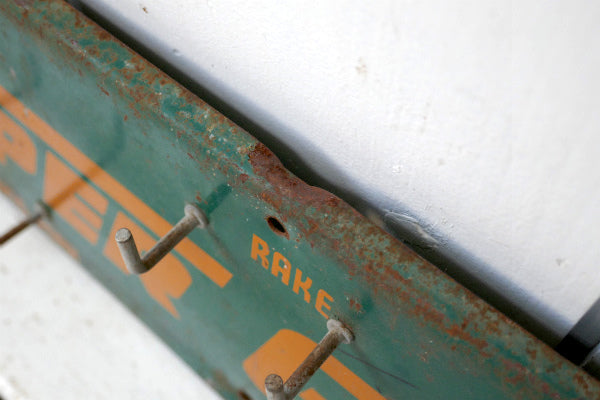 TRUE TEMPER ガーデンツール 50~60s ビンテージ ディスプレイラック フック USA