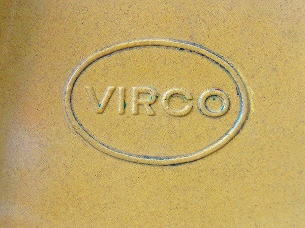 【VIRCO】ヴァルコ・スチール製・ヴィンテージ・スクールチェア/子供イス USA①