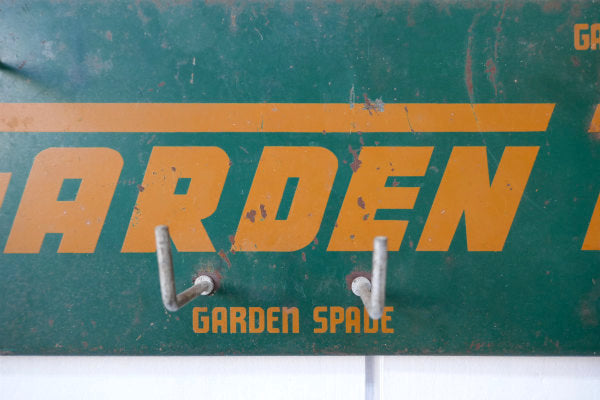 TRUE  ガーデンツール 50~60s ビンテージ ディスプレイラック ウォールフック US 看板