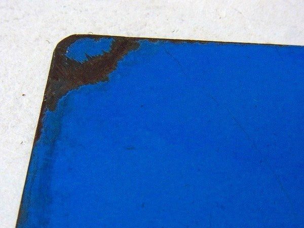 【CHEVRON】シェブロン・ホーロー製の小さなヴィンテージ・サインプレート USA