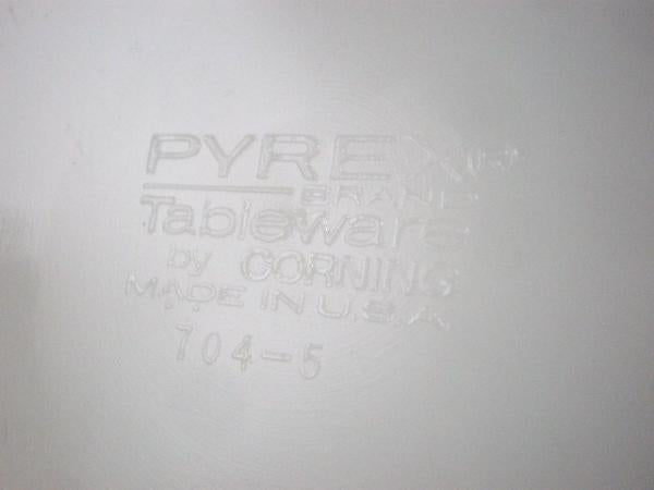 【PYREX】パイレックス・グリーンライン・デッドストック・ブレッドプレート/皿