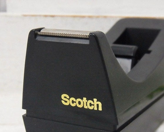 【Scotch/スコッチ】3M・黒色のヴィンテージ・テープカッター/テープディスペンサー