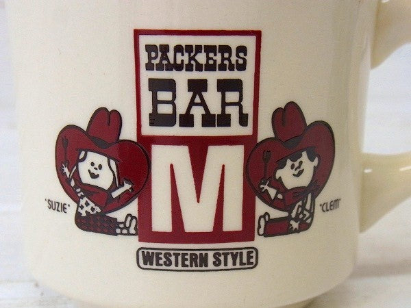 【PACKERS BAR】ノベルティ・陶器製・ヴィンテージ・マグカップ USA