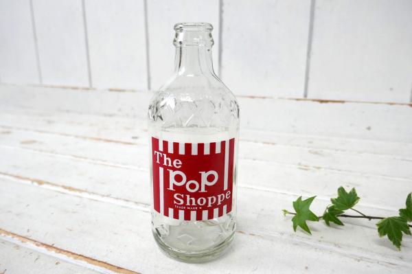 The Pop Shoppe ドリンク レトロポップ 70's ヴィンテージ ガラスボトル ガラス瓶