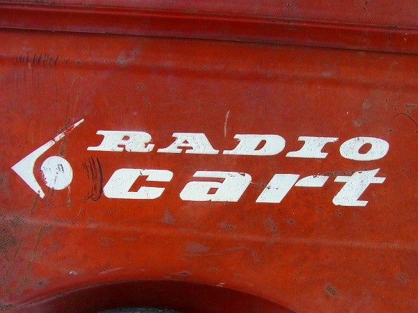 RADIO cart ラジオカート・ヴィンテージ・手押し車 ホイールバロウ ガーデニング  USA