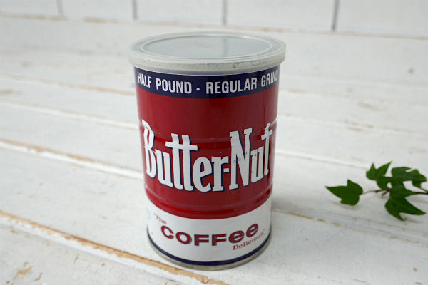 ButterNut COFFEE テキサス・ヴィンテージ・コーヒー缶 蓋付き キッチン雑貨