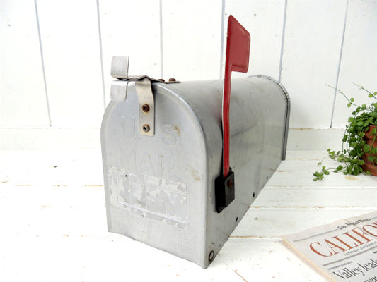 【U.S MAIL・アメリカン】スチール製・ビンテージ・メールボックス/ポスト/郵便受け