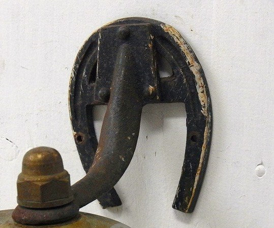 馬の蹄鉄型・真鍮×アイアン製・アンティーク・ドアベル/鐘/呼び鈴