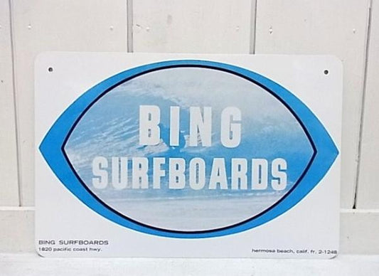 【BING SURFBOARDS】ビング サーフボード・サインプレート/看板 USA