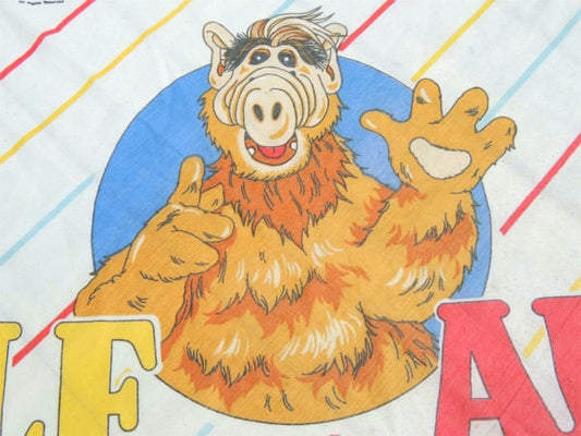 【ALF】アルフ・テレビドラマ・80'sヴィンテージ・ユーズドシーツ(ボックスタイプ) USA