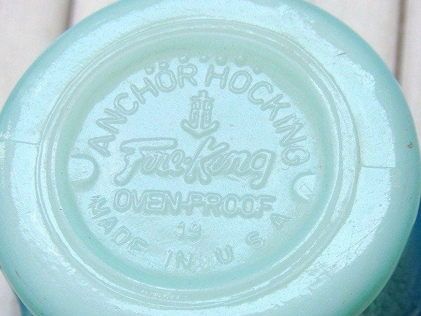 【FireKing】ファイヤーキング・キンバリー・マグカップ(ブルー)　USA