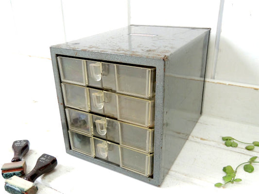 【CRAFTSMAN】工業系・クラフトマン・4段式・ヴィンテージ・チェスト/USA・工具箱