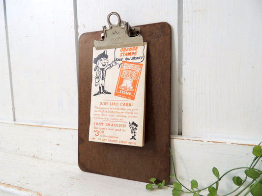 【A&W】小さな・ヴィンテージ・クリップボード・バインダー・USA・ステーショナリー・文房具