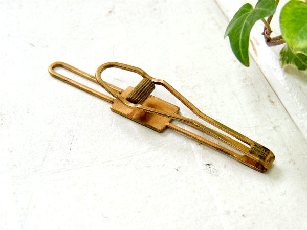 【アールデコ】アンティーク・E・イニシャルモチーフ&カットデザインのお洒落なタイピン